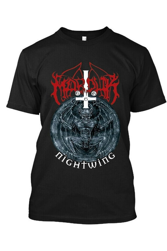 Marduk Nightwing Swedish Music Graphic Art Logo T-Shirt Size S-5XL