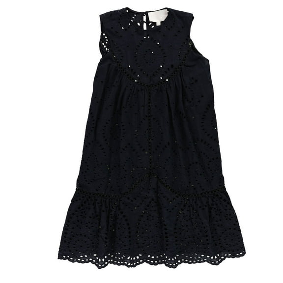 Mare Mare Womens Embroidered Tunic Dress, Blue, Medium