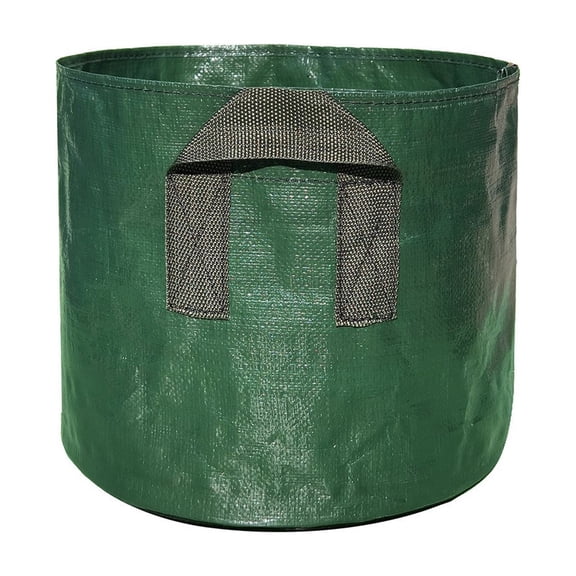 Tuscom 1Pcs Plastic Grow Bags Round Planting Bags for Vegetables Flowers Herbs Garden Planter Pots with Handles Portable Plant Containers Gardening Supplies