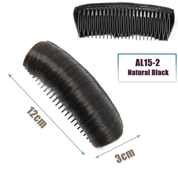 Tuscom 1pcs Hair Bun Invisible False Hair Clip Hair Base Bump Hair Pad Styling Insert Tool Volume Styling Increased Hair Pad Hiar Styling Accessories for Women Girls