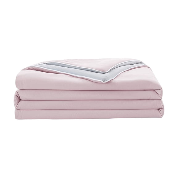 Mareep 39x59 Inch Summer Cooling Quilt with Ice Cream Print, Lightweight Air Conditioner Blanket for Hot Sleepers, Cute Pink Washable