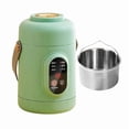 thumbnail image 1 of Tuscom 500W Mini Electric Rice Cooker with 12-Hour Timer, Stainless Steel Ramen Pot for Dorm Office Travel, Multifunctional Small Cooking Pot, 1 of 4