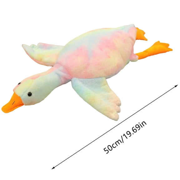 Mareep Large Goose Plush Pillow, Lying Down Stuffed Animal for Adults, Soft Hugging Body Cushion for Anxiety Relief & Home Decor, Cuddle Toy