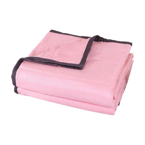 Tuscom Lightweight Striped Summer Quilt with Washed Cotton, Breathable Air Conditioner Blanket for Dorm, Spring Fall Use
