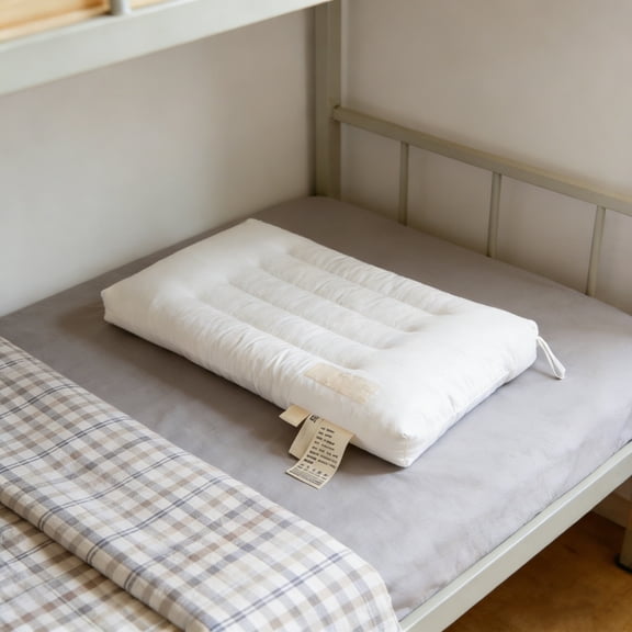 Mareep Machine Washable Pillow, Breathable Fiber Pillow for Sleeping, Dorm Room Essentials, Hypoallergenic Bed Pillow, Standard