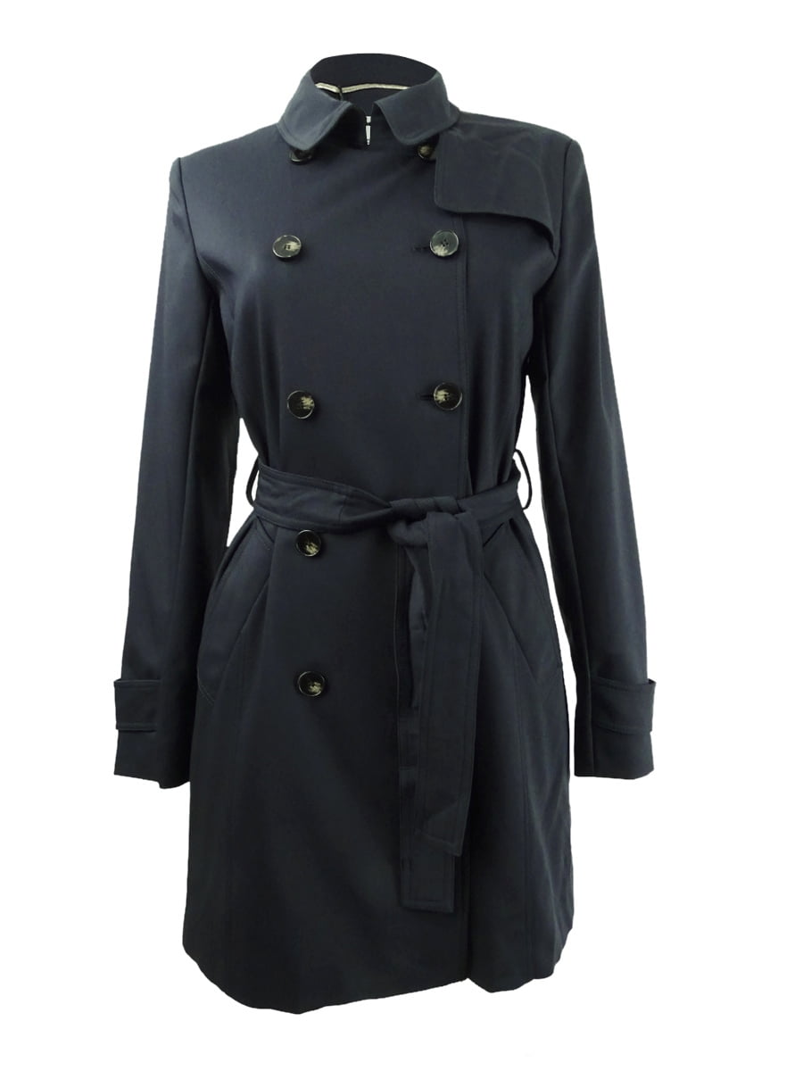Double breasted gray wool maxi coat for women 4720