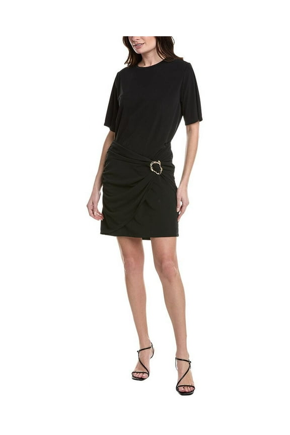 womens Arnes Mini Dress, l, Black