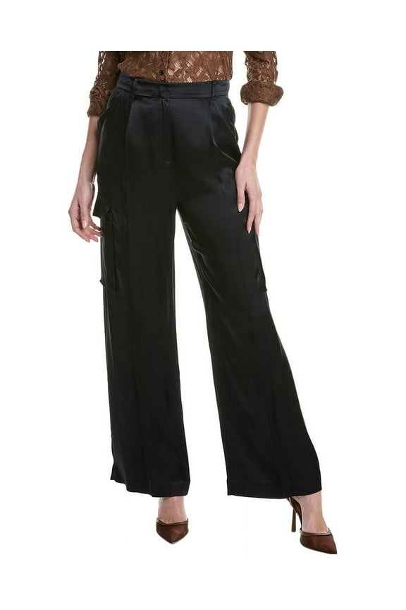 womens Birillo Silk-Blend Trouser, 4