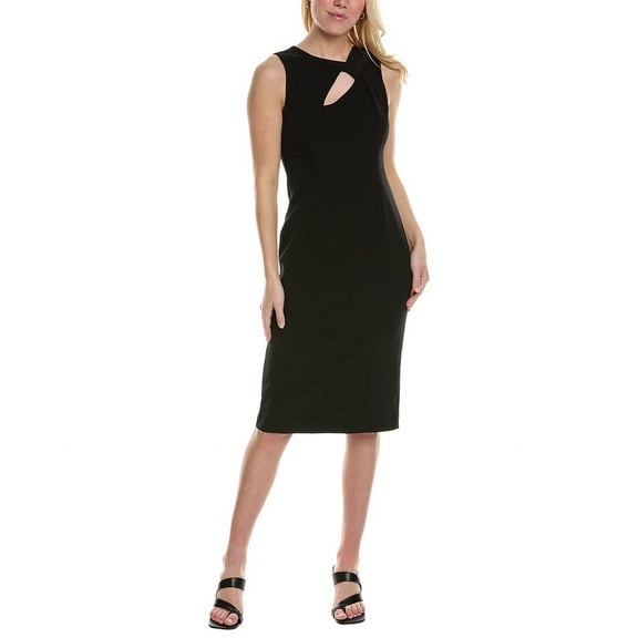 Marella womens  Bolla Midi Dress, 4, Black