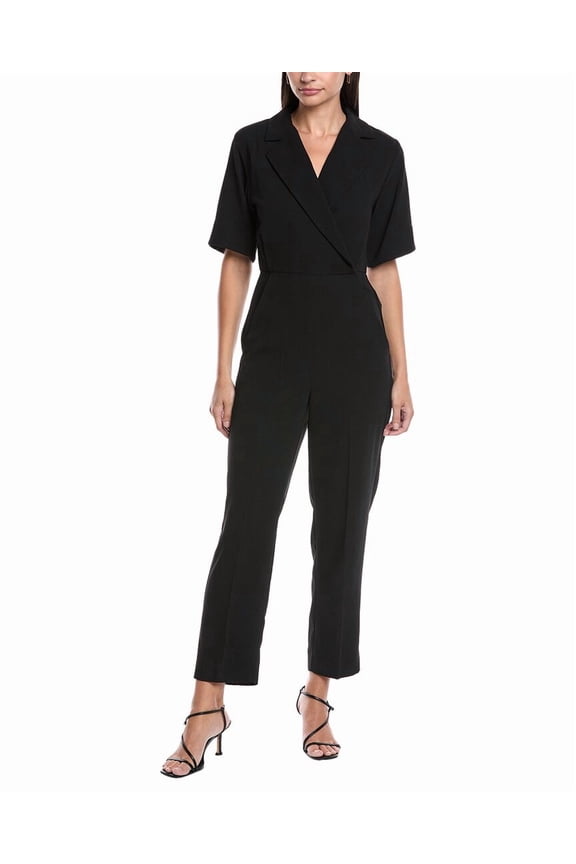 womens  Clacson Jumpsuit, 4, Black