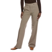 Marella womens Clarion Wool-Blend Trouser, 12, Tan
