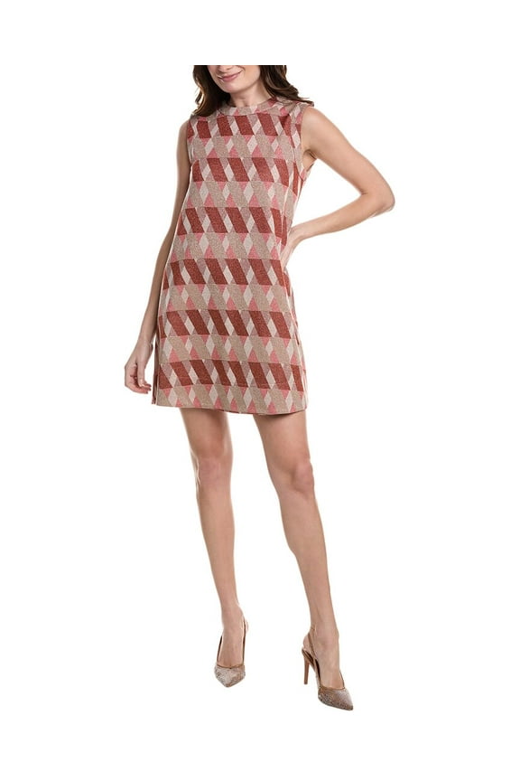 womens Emanuel Jersey Shift Dress, l