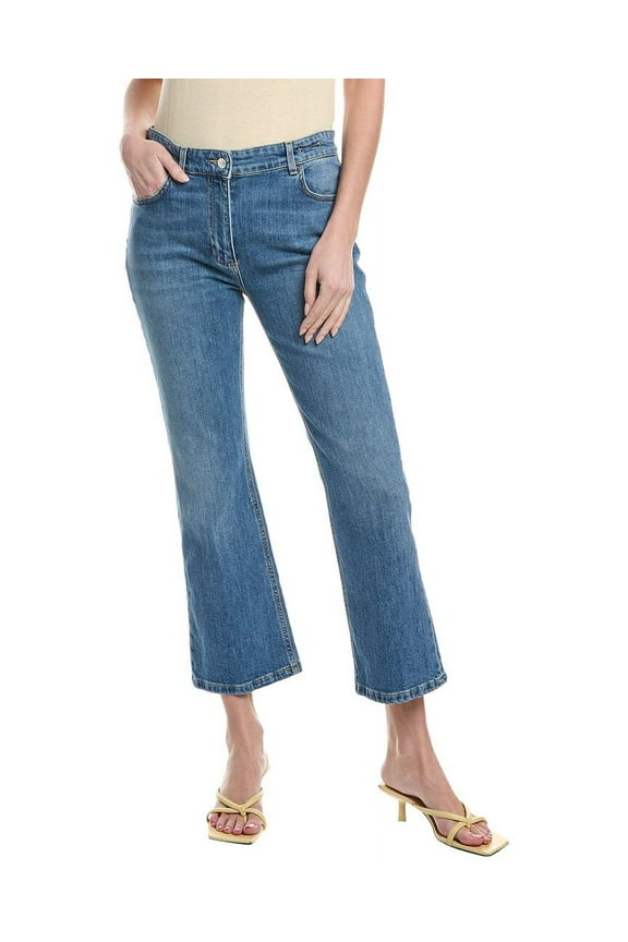 womens Flare Crop Jean, 10
