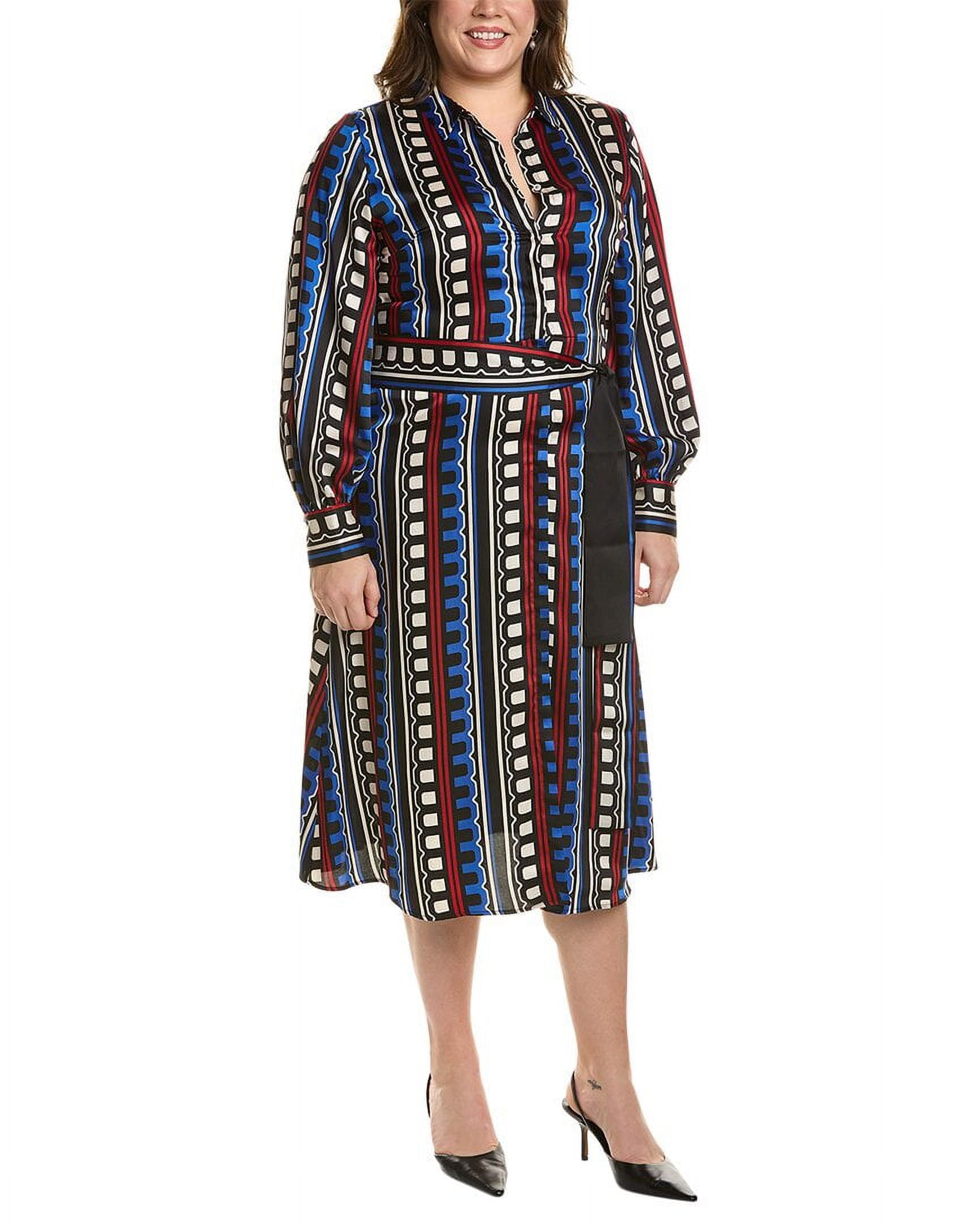 marella shirt dress Marella Shirt Dress With Side Buckle Detail - Red