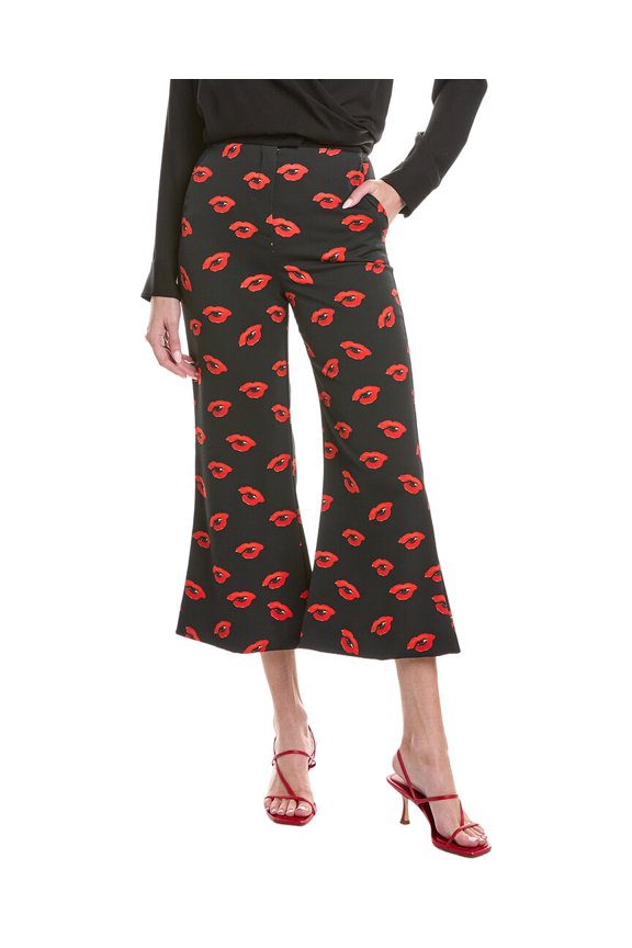 womens Robert Long Trouser, 8, Black