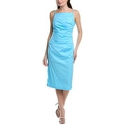 Marella womens Roxs Midi Dress, 4, Blue