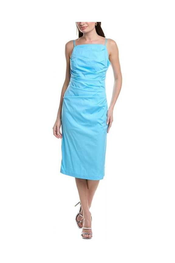 womens Roxs Midi Dress, 6, Blue