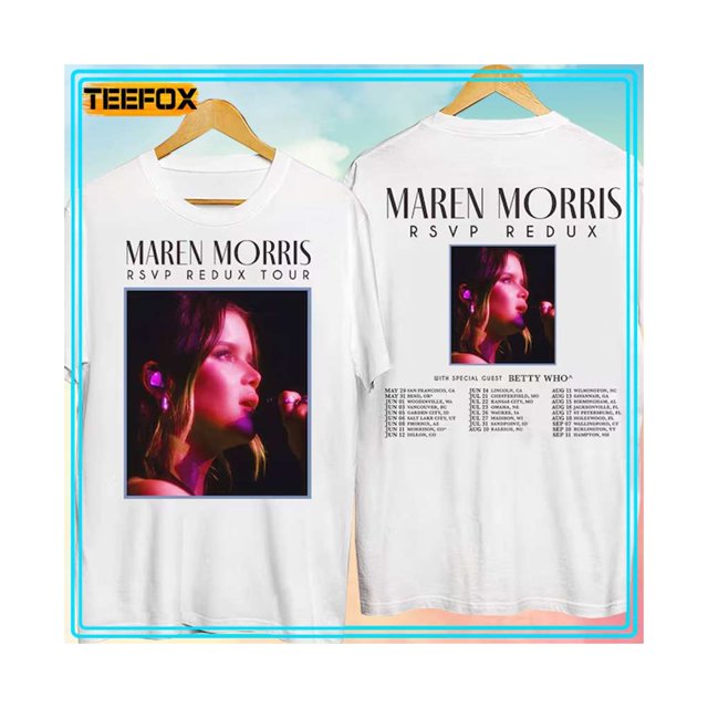 Maren Morris RSVP Redux Tour 2024 Concert T Shirt - Walmart.com