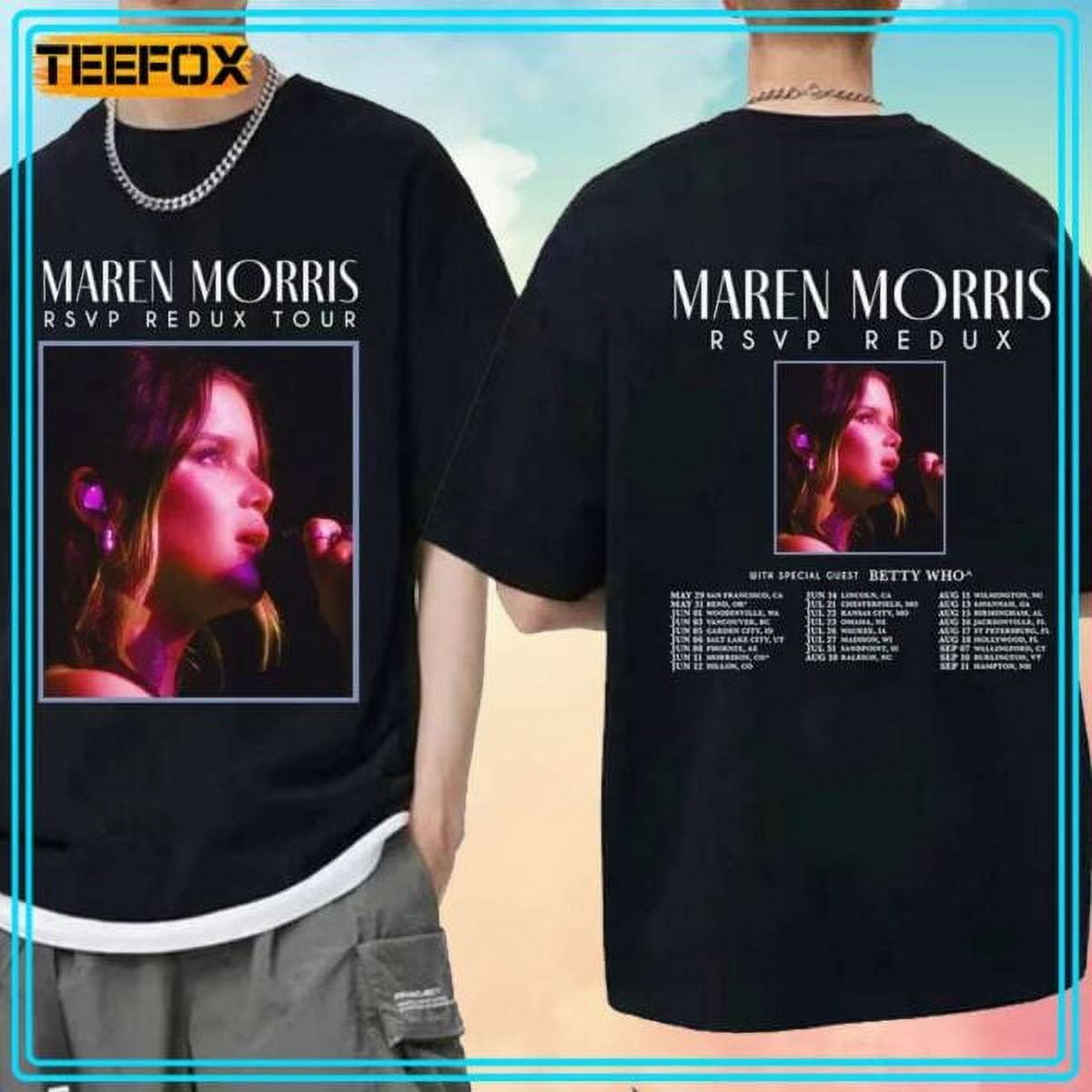 Maren Morris RSVP Redux Tour 2024 Unisex T-Shirt - Walmart.com