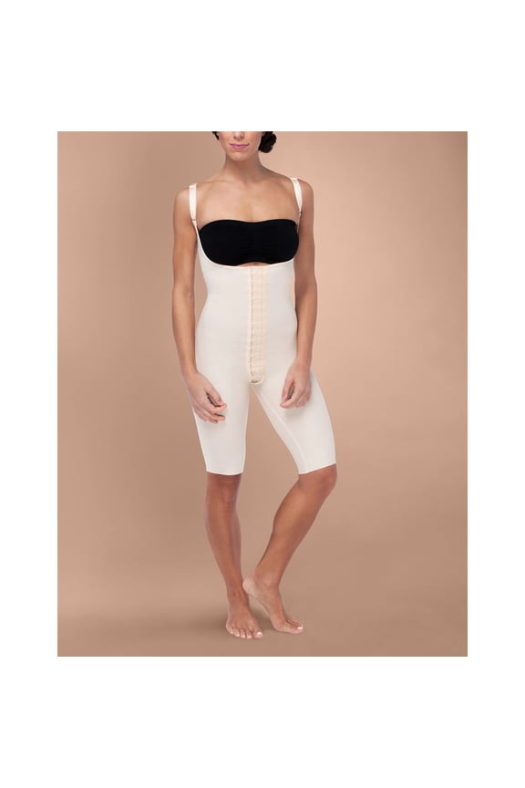 SFBHS Recovery Thigh Length Girdle with High Back - Shapewear for Women Tummy Control and Post Surgery - XL - Black