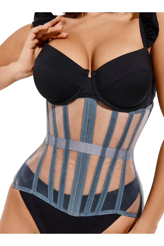 Marengo Measure Your Body & Use the Size Chart! Mesh Underbust Corset