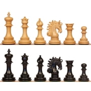 Marengo Staunton Chess Set with Ebony & Boxwood Pieces - 4.25" King