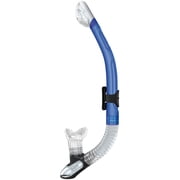 Mares Ergo Dry Scuba Diving and Snorkeling Snorkel - Blue