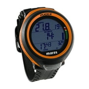 Mares Puck 4 Wrist Dive Computer - Black/Orange