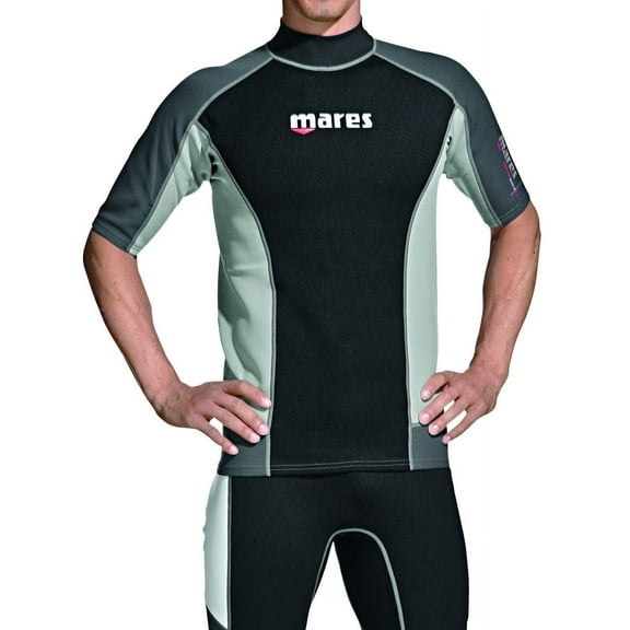 Mares Rash Guard Top-Mens Short Sleeve-XL for Water Sports
