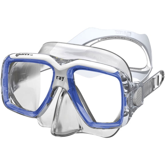 mares ray two window dive mask (yellow)