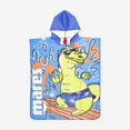 thumbnail image 1 of Mares Seaside Poncho - Junior - Blue Dino Surfer, 1 of 3