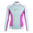 thumbnail image 1 of Mares Women's She Dives Trilastic Long Sleeve Rash Guard - Size 6, 1 of 2