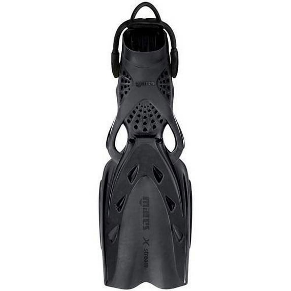 Mares X-Stream Fins w/ Bungee Straps - X-Large - Tech Black