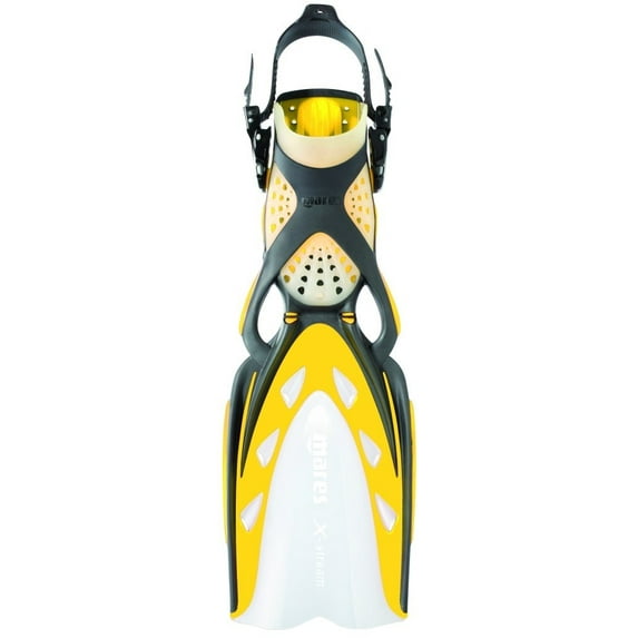 Mares X-Stream Fins w/ Bungee Straps - X-Large - Yellow