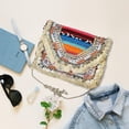 thumbnail image 1 of Maresse Women Ethnic Embellished Handmade Designer Boho Bag (Rainbow Riot), 1 of 6
