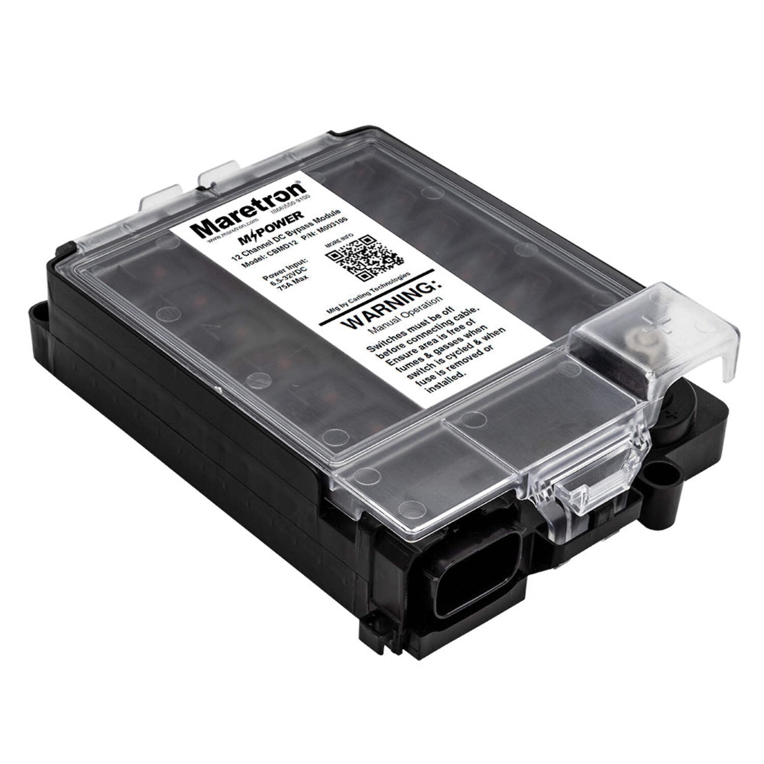 Maretron 12 Circuit Bypass Module NMEA 2K w/o Fuse Pack Jumper Wire [CBMD12]