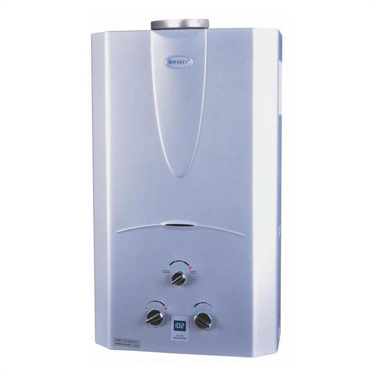Marey 4.3 GPM Tankless Natural Gas Hot Water Heater Digital Display  GA16NGDP - Walmart.com