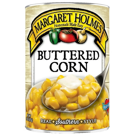 Margaret Holmes Buttered Canned Corn, 15 oz