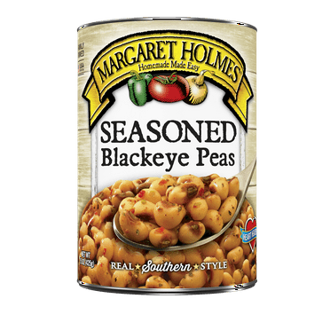 Margaret Holmes Seasoned Blackeye Peas, Canned Peas, 15 oz