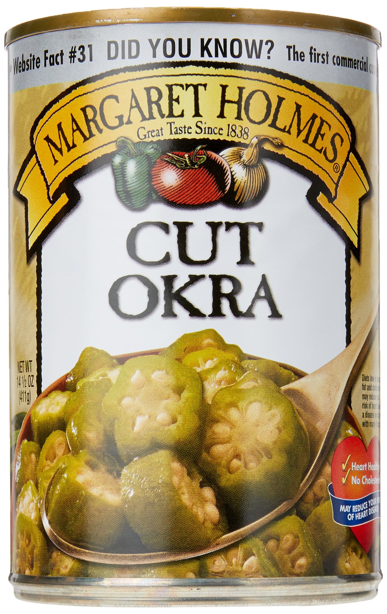 Margaret Holmes Cut Okra, 15 oz