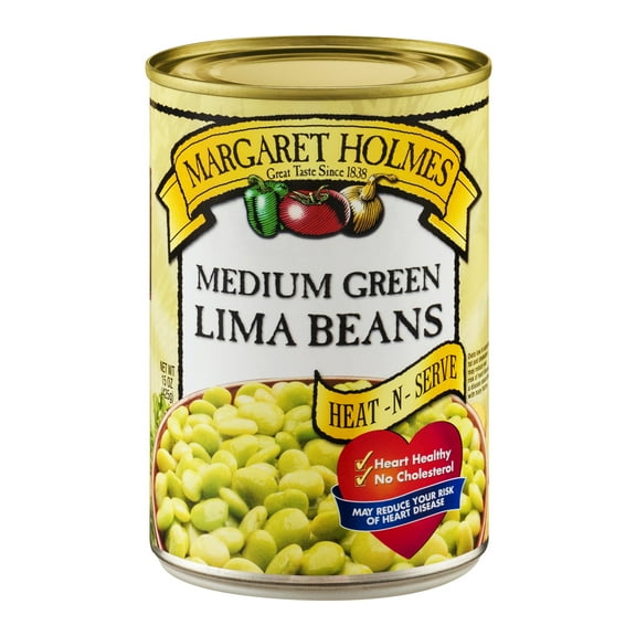 Margaret Holmes Medium Green Lima Beans, 15.0 OZ