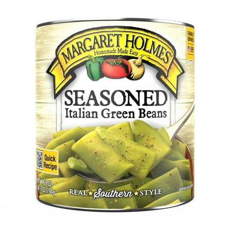 Margaret Holmes Seasoned Italian Green Beans, 27 oz Can