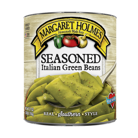 Margaret Holmes Seasoned Italian Green Beans, 27 oz Can