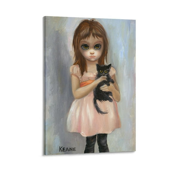 Margaret Keane Birthday Party Poster Artworks Canvas Poster Room Aesthetic Wall Art Prints Home Modern Decor Gifts 12x18inch(30x45cm)