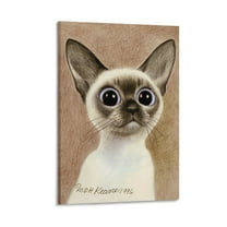 Margaret Keane Listen Poster Canvas Poster Wall Art Picture Prints Hanging Photo Gift Decor Home Posters Artworks 24x36inch(60x90cm)