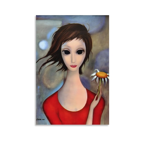 Margaret Keane Paintings Poster (4) Canvas Wall Art Poster Decorative Bedroom Modern Home Print Picture Artworks Posters 12x18inch(30x45cm)