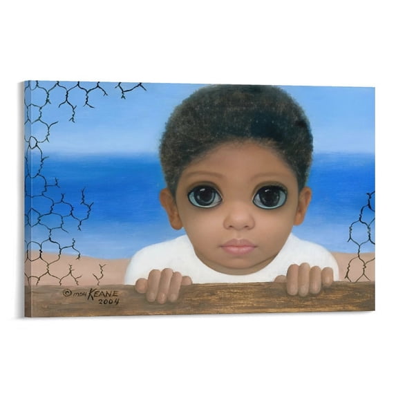 Margaret Keane Poster Big Eyes Art Poster Poster Decorative Painting Canvas Wall Art Living Room Posters Bedroom Painting 16x24inch(40x60cm)