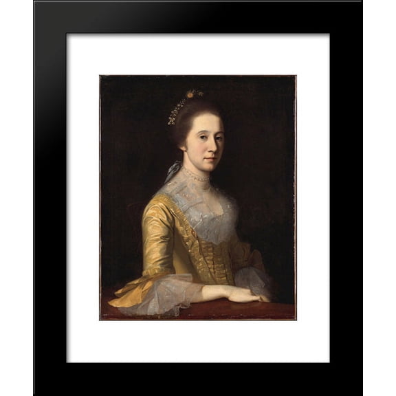 Margaret Strachan (Mrs. Thomas Harwood) 20x24 Framed Art Print by Peale, Char...