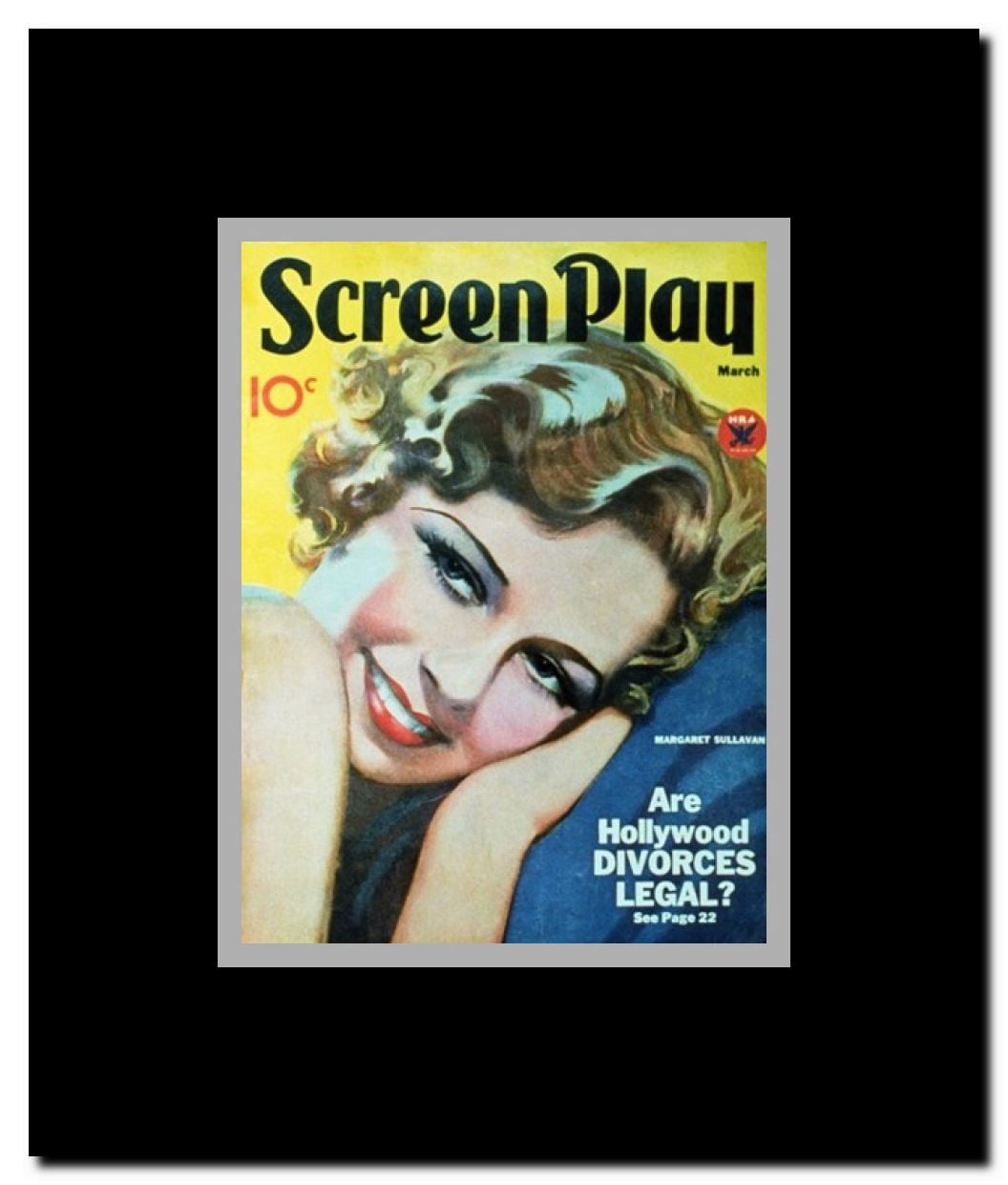 Margaret Sullavan Framed Movie Poster