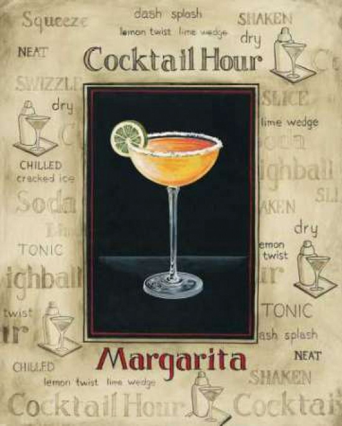 Margarita Canvas Art - Gregory Gorham (24 x 30)